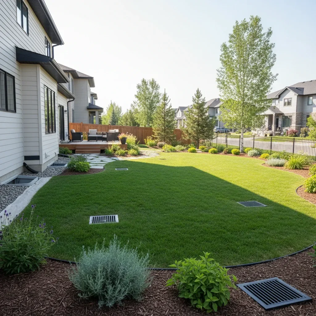 Professional Landscape designer by Meadows Landscaping Airdrie in Airdrie